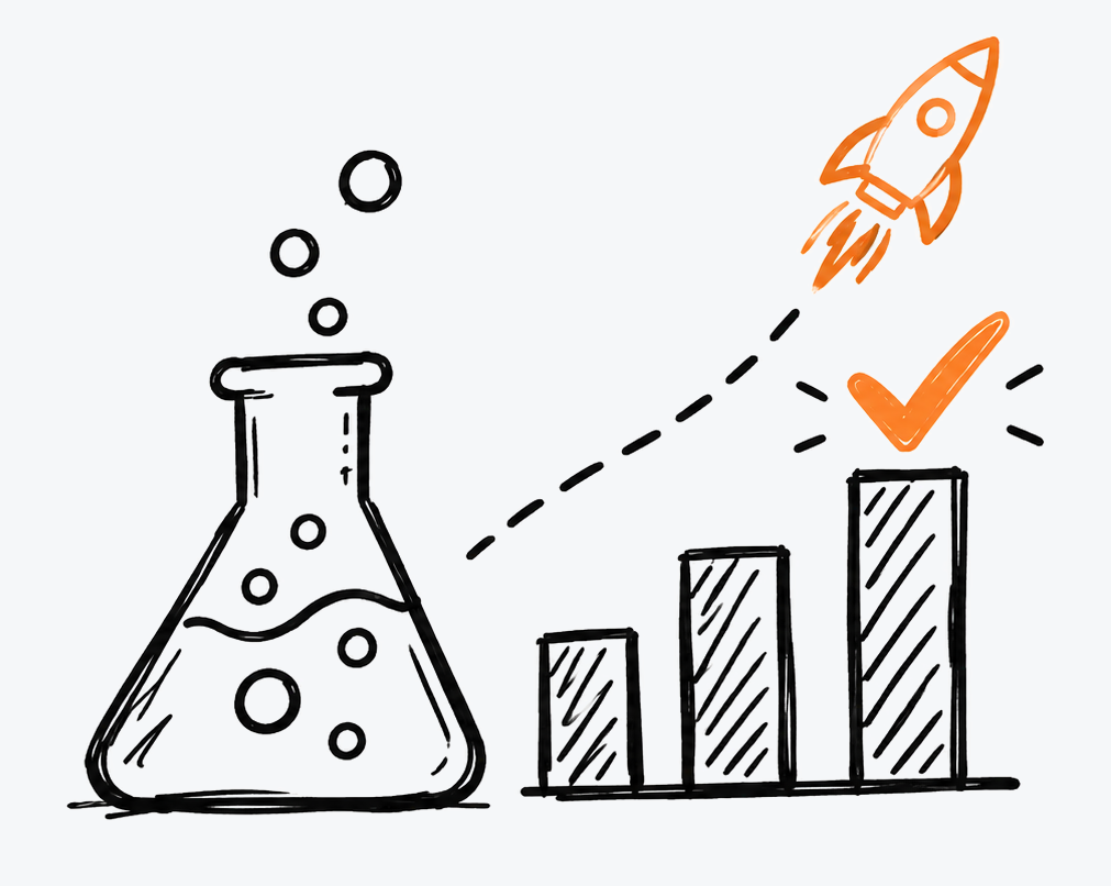 Measure before scaling: flask, chart and liftoff