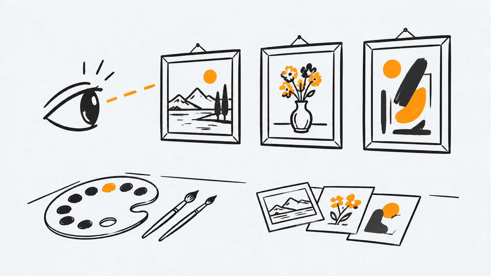 Ilustración estilo doodle para la ficha del repositorio Leonxlnx/taste-skill.