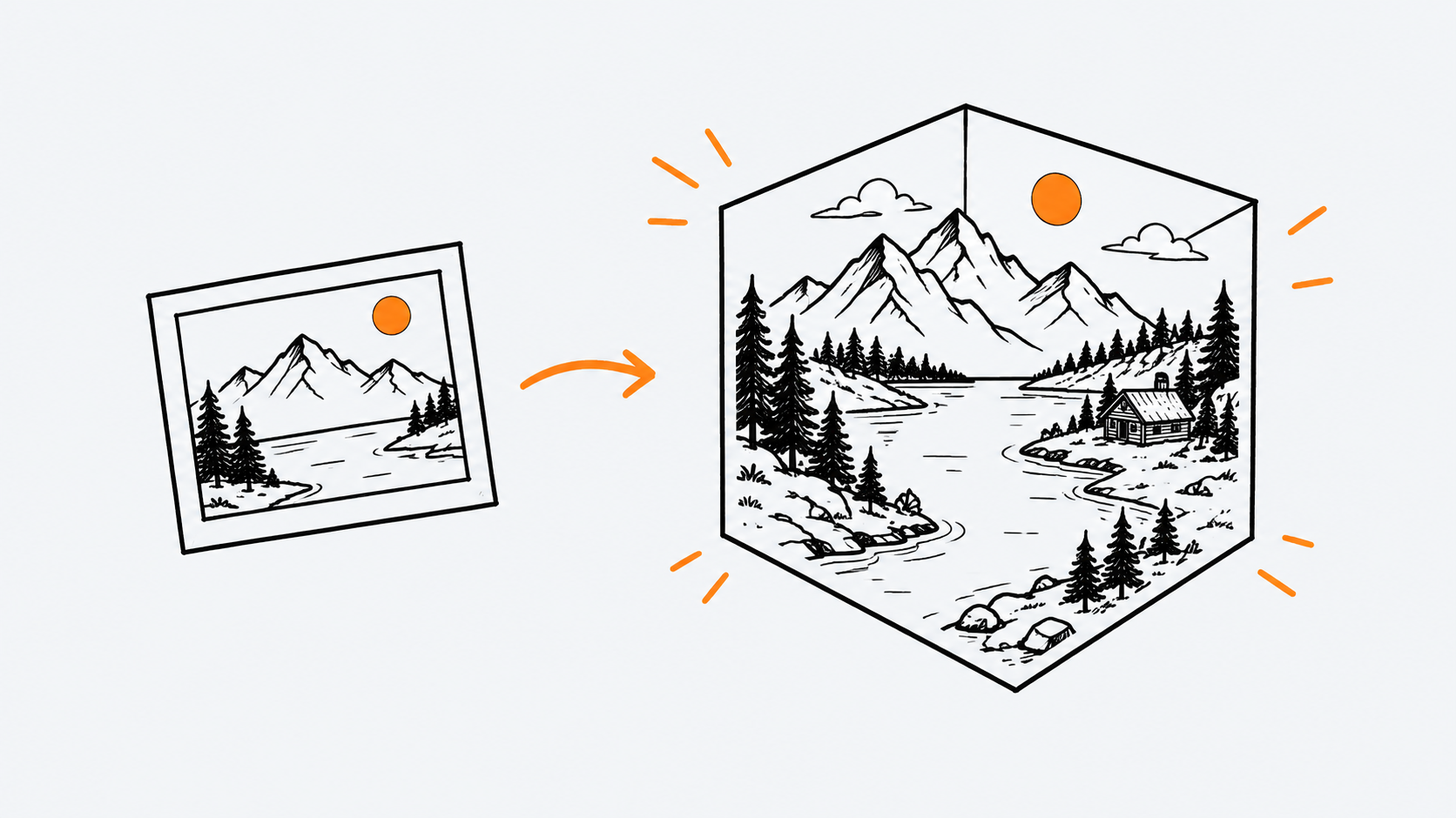 Ilustración estilo doodle para la ficha del repositorio neilsonnn/image-blaster.