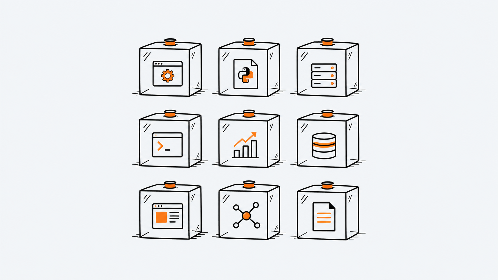 Ilustración estilo doodle para la ficha del repositorio perplexityai/SPACE.