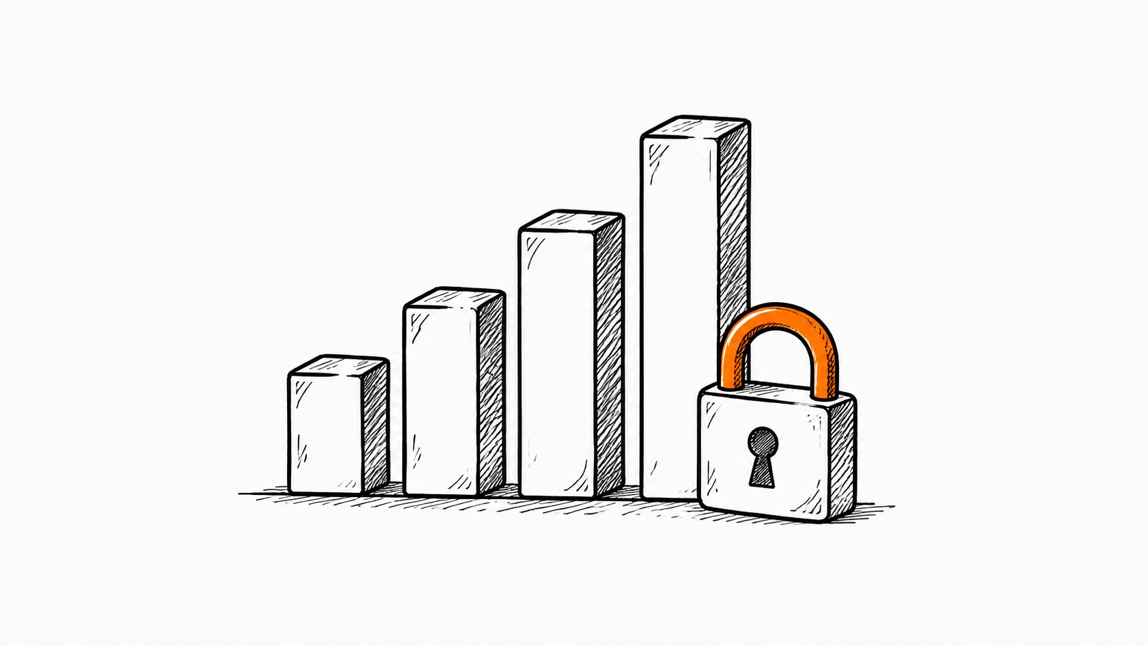 Ilustración estilo doodle para la ficha del repositorio plausible/analytics.