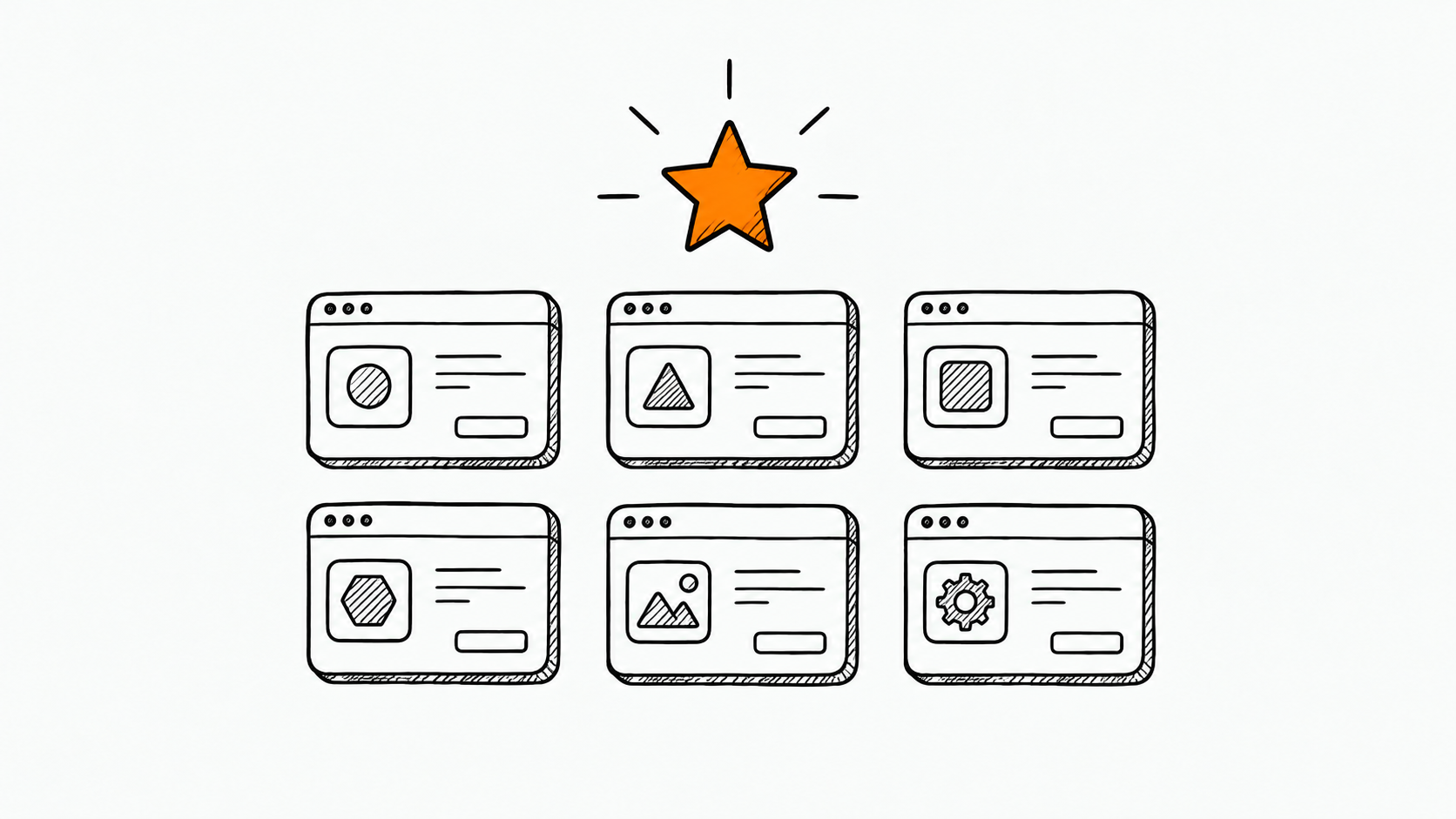 Ilustración estilo doodle para la ficha del repositorio Shubhamsaboo/awesome-llm-apps.