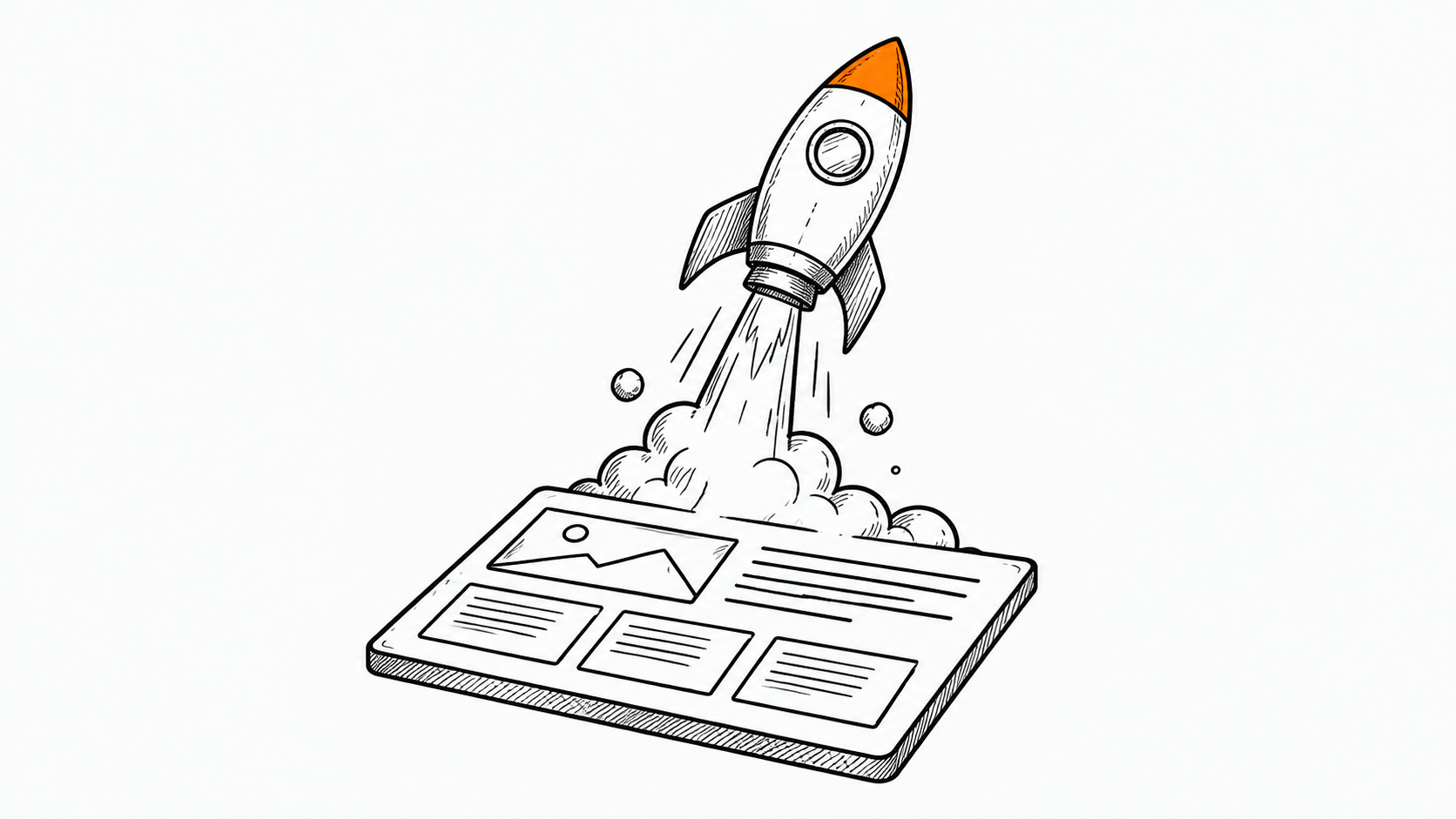 Ilustración estilo doodle para la ficha del repositorio strapi/strapi.