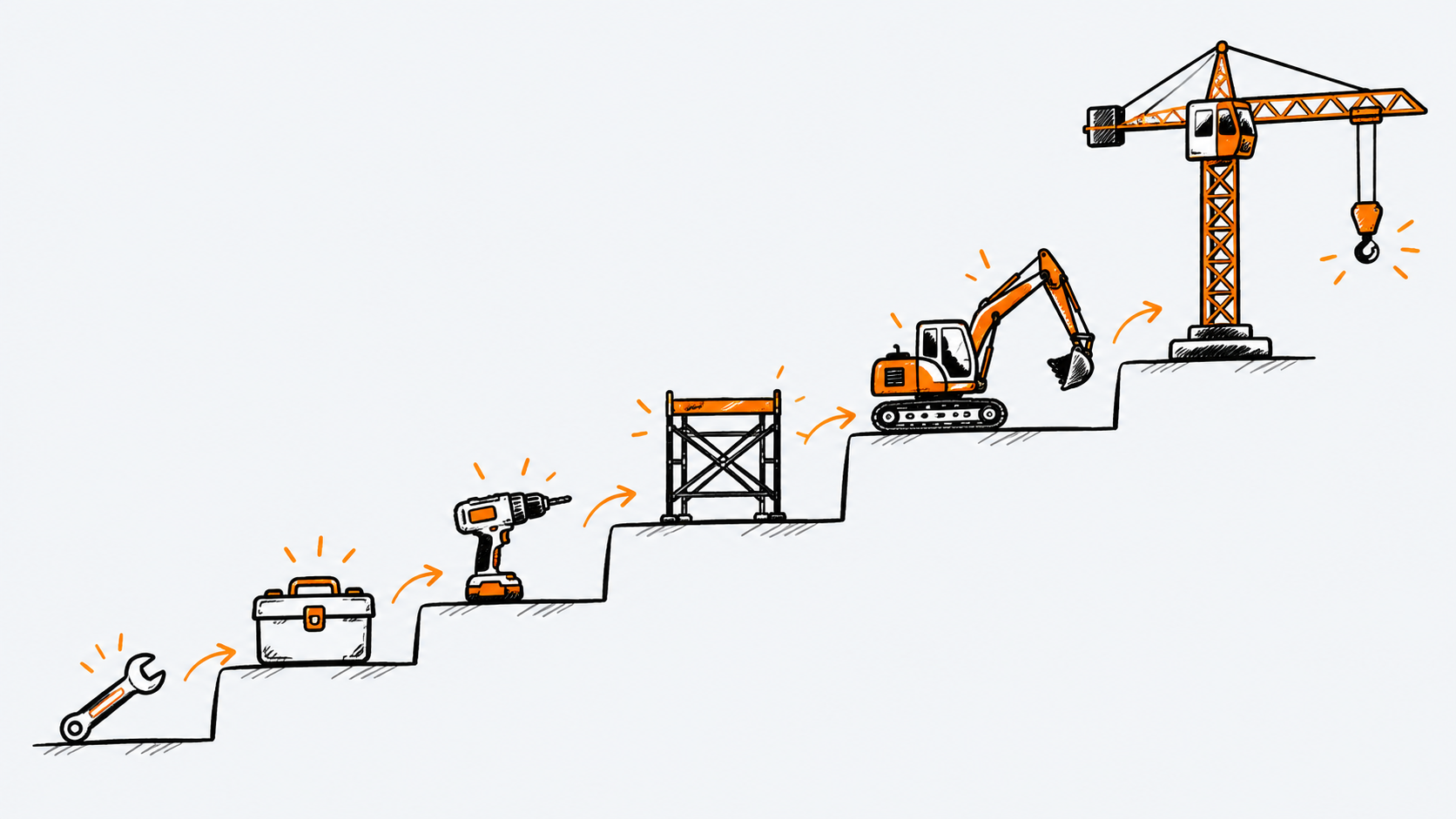 Ilustración estilo doodle para la ficha del repositorio techiescamp/devops-projects.