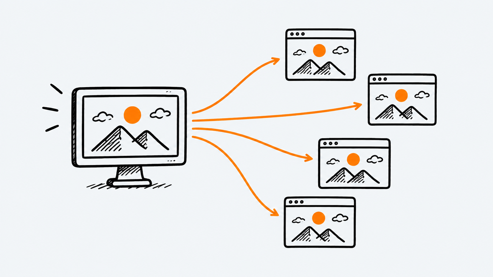 Ilustración estilo doodle para la ficha del repositorio TNTcraftHIM/Piik.