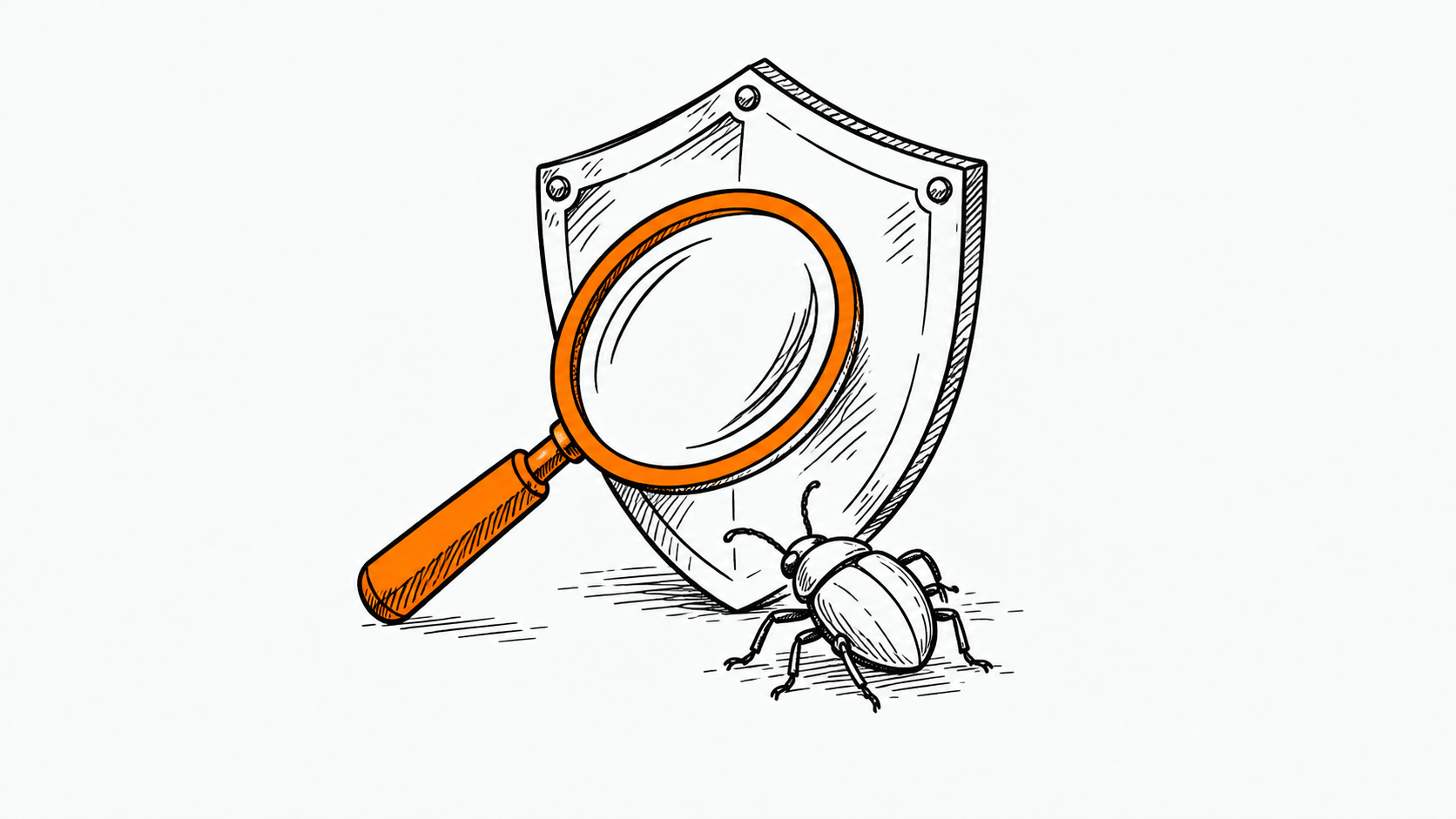 Ilustración estilo doodle para la ficha del repositorio usestrix/strix.