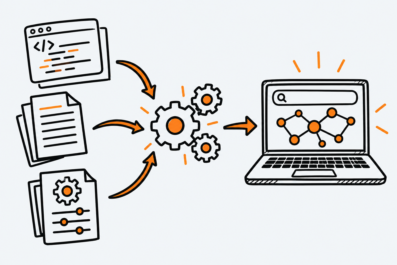 Doodle-style illustration for the Graphify-Labs/graphify repository file.