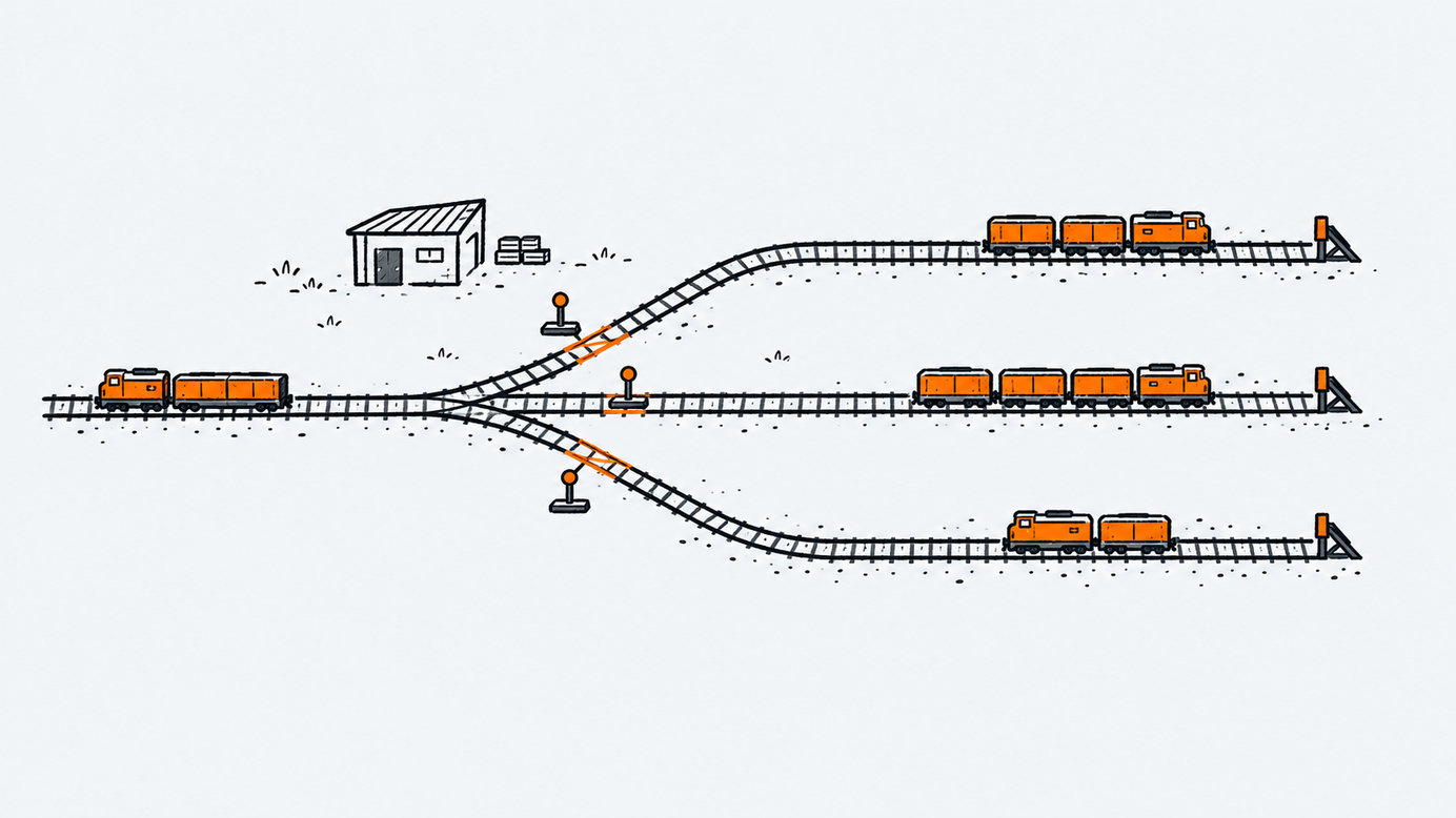 Doodle-style illustration for the NVIDIA-NeMo/Switchyard repository file.