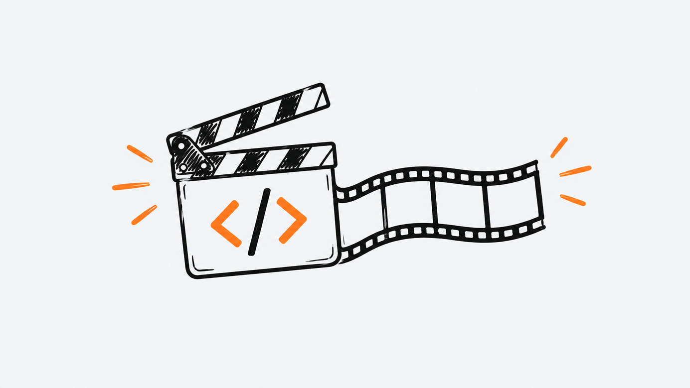 Ilustración estilo doodle para la ficha del repositorio remotion-dev/remotion.