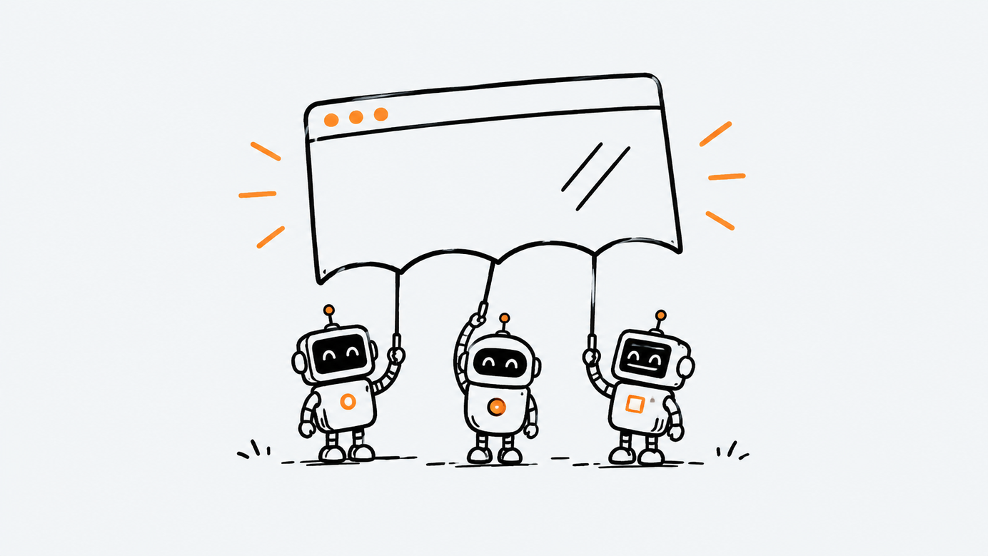 Ilustración estilo doodle para la ficha del repositorio slopus/happy.