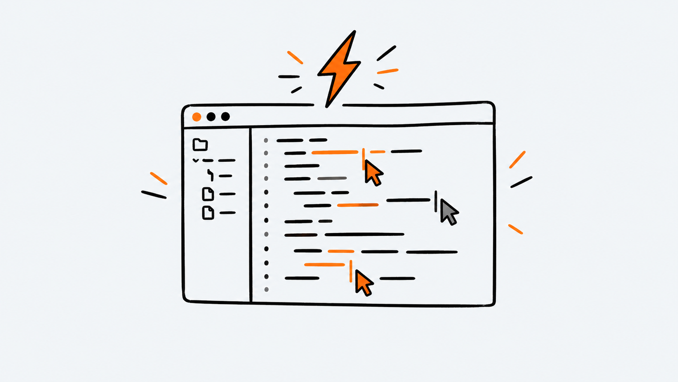 Doodle-style illustration for the zed-industries/zed repository file.