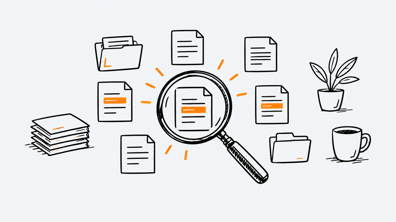 Ilustración estilo doodle para la ficha del repositorio zvec-ai/zvec-grep.